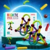 Colorful magnetic stick toy box made of ABS safety material, 3-12 years old parent-child interactive educational toys Specification image